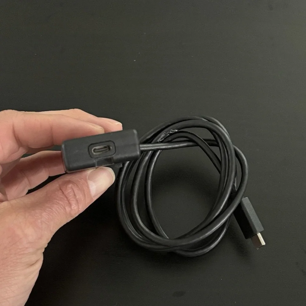 USB C Extension Cable Adapter Black‎ for Nintendo Switch / USB-C Devices Etc 36